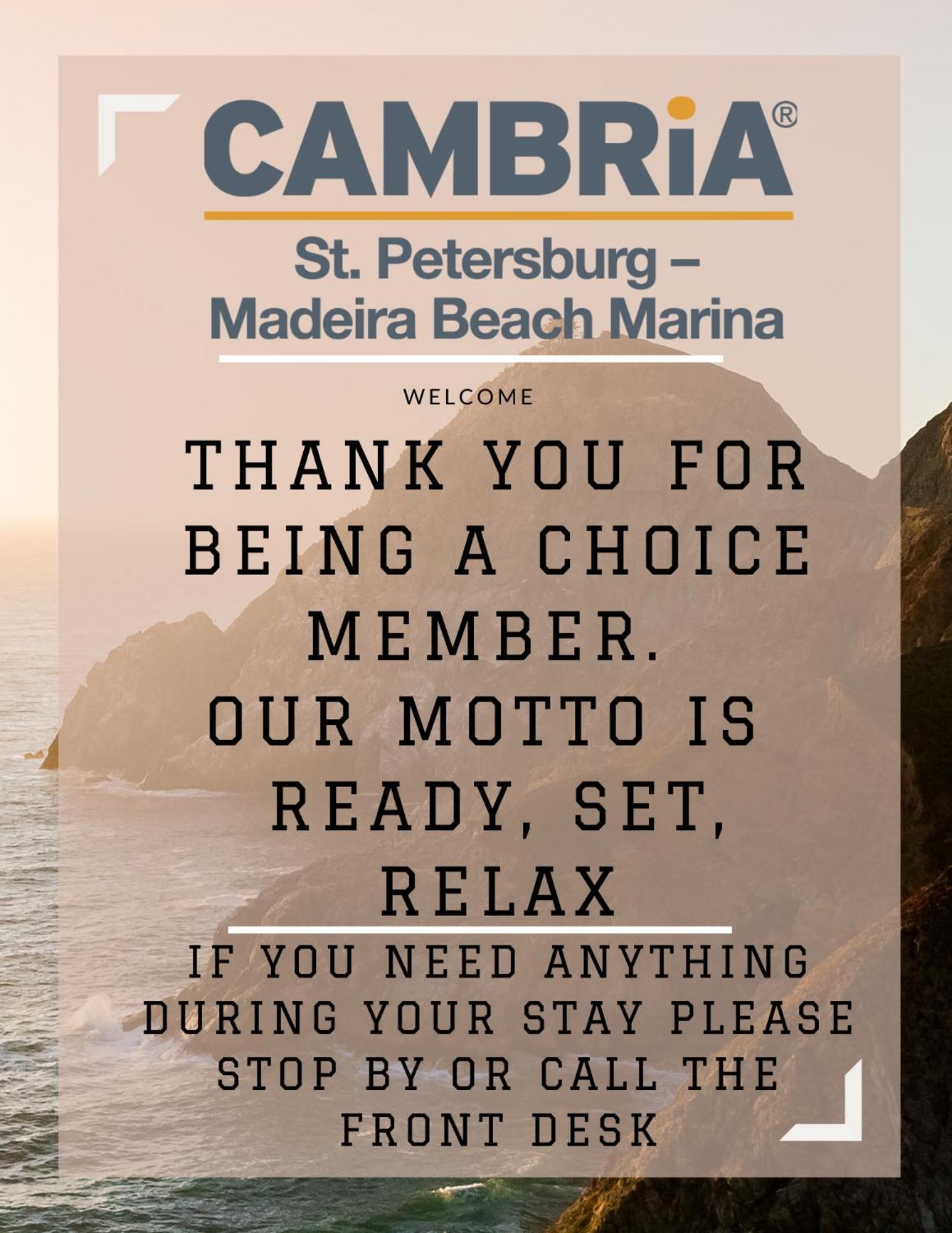 Cambria Hotel St Petersburg-Madeira Beach Marina St. Pete Beach Eksteriør bilde